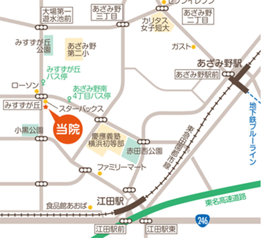 電車・バスをご利用の場合